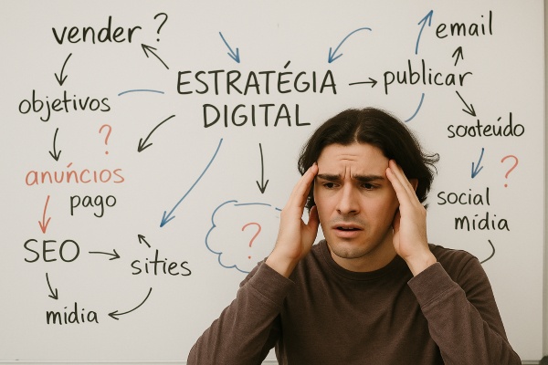 Falta de clareza na estratégia de marketing digital